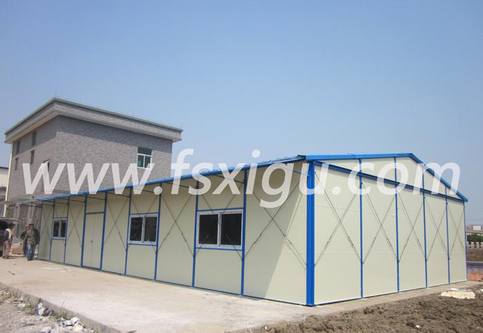 承接封开县活动板房工程 高品质彩钢夹芯板活动板房与临时板房详解